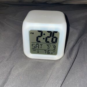 Digital color changing clock